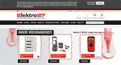 Desktop Screenshot of elektro27.de